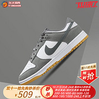 Nike Dunk Low耐克男鞋水洗白灰生胶复古低帮休闲板鞋 FV0389-100