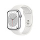 Apple 苹果 Watch Series 8 智能手表GPS+蜂窝款41毫米铝金属 运动款 银色 原封