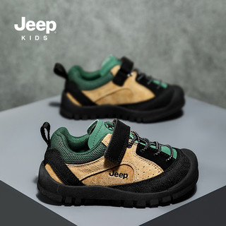 jeep男童鞋子秋冬板鞋中大童跑步鞋童鞋儿童鞋运动鞋