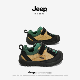 jeep男童鞋子秋冬板鞋中大童跑步鞋童鞋儿童鞋运动鞋