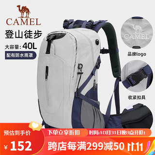 CAMEL 骆驼 登山包户外专业背包男女运动双肩包大容量旅行包A1W3QJ111高级灰