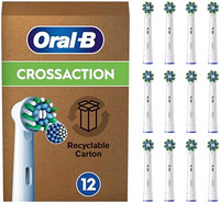 Oral-B 欧乐-B 欧乐B Pro CrossAction 电动牙刷刷头，12 件，卓越的牙齿清洁