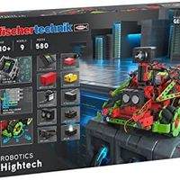 fischertechnik 慧鱼 559895 ROBOTICS - 高科技，10 年的套件，9 个机器人模型的实验箱，具有语音识别和图像处理功能