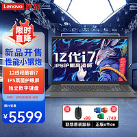 Lenovo 联想 笔记本电脑 2023新12代酷睿i7高性能轻薄本