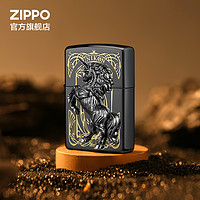 ZIPPO 之宝 官方旗舰店之宝独角兽防风煤油打火机男士礼物