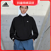 adidas 阿迪达斯 官方 男女运动连帽卫衣套头衫 adidas U LOGO SWT IV7600