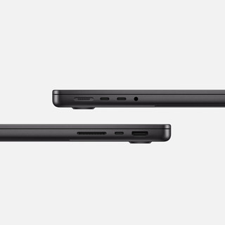 Apple 苹果 MacBook Pro M3版 14英寸 轻薄本 深空黑色（M3 Pro 12+18核、核芯显卡、18GB、1TB SSD、Mini-LED、120Hz、MRX43CH/A）