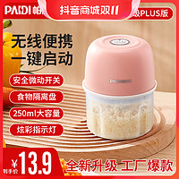 帕尼迪 PANIDI/帕尼迪电动无线迷你250ml蒜泥机捣葱姜蒜神器蓉搅碎料理机