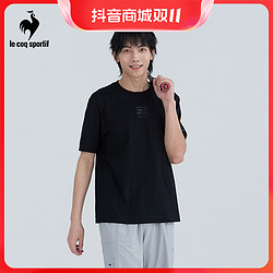 le coq sportif 乐卡克 法国公鸡运动户外透气夏季春夏舒适印花上衣短袖CK-0142212