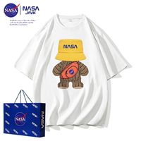 NASA VEEA nasa联名运动短袖t恤速干薄款卡通印花校园体恤潮男生圆领青少年