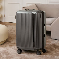 samsonite 新秀丽 拉杆箱女男条纹时尚登机旅行箱密码箱20/25/28寸