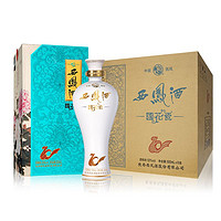 西凤酒 国花瓷10年纪念版 52度 凤香型白酒 500ml*6