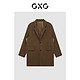 GXG 20点：GXG 男士拼接大衣外套 GC126011J