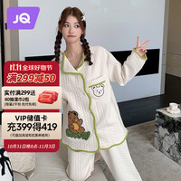 婧麒空气棉月子服秋冬产后哺乳睡衣大码怀孕期待产妇纯家居服 玉桂狗【舒适空气棉】 3XL码