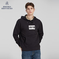 布克兄弟 Brooks Brothers 男士秋冬美式纯色休闲宽松连帽卫衣