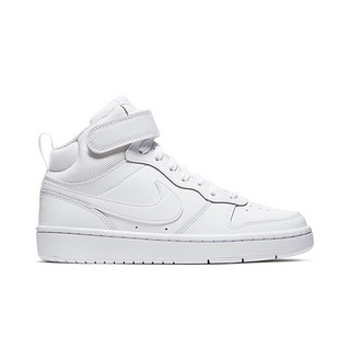 NIKE 耐克 Court Borough Mid 2 (GS) 大童运动板鞋 CD7782-100 珍珠白 37.5