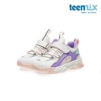 TEENMIX 天美意 冬季皮面休闲运动鞋中大童加绒保暖棉鞋跑步鞋