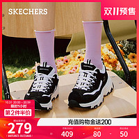 SKECHERS 斯凯奇 黑白熊秋老爹鞋女厚底增高休闲运动鞋