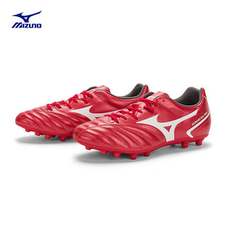 美津浓（MIZUNO）男短钉足球鞋比赛训练防滑足球鞋MONARCIDA NEO II SELECT AG 60/红色/白色 41