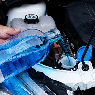 JIEXI 洁皙 汽车防冻玻璃水-42度 2L*2瓶去虫胶油膜四季通用新能源汽车也适用