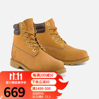 Timberland添柏岚女鞋休闲靴踢不烂户外经典工装牛皮靴6寸高帮马丁靴A161G A161G231 36