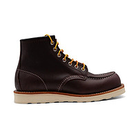 RED WING 红翼 男士棕色系带复古美式工装靴系带靴