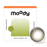moody 1号开始：moody精选月抛2片，买即赠护理液60ml+伴侣盒套装（含取戴器）