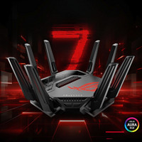 ASUS 华硕 ROG 八爪鱼7 三频13000M 家用万兆Mesh无线路由器 Wi-Fi 6 黑色 单个装