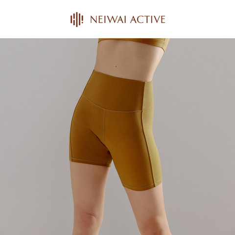 NEI WAI运动短裤_NEI WAI NEIWAI ACTIVE女士高腰三分运动紧身裤核心柔感瑜伽健身训练多少钱-什么值得买