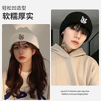 LI-NING 李宁 帽子男士冬季毛线帽防寒保暖运动情侣户外跑步女士针织帽冷帽