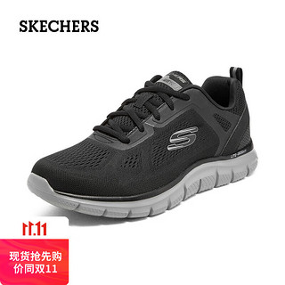 SKECHERS 斯凯奇 男鞋轻便透气软底跑步鞋运动鞋减震时尚休闲鞋