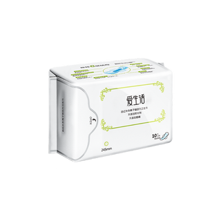 爱生活日用夜用整箱组合装卫生巾72片*1组超薄亲肤防漏姨妈巾