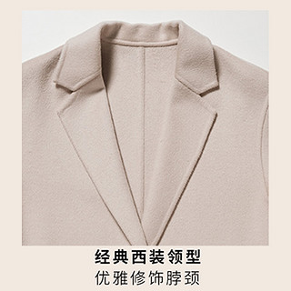 UNIQLO 优衣库 女装 双面呢长大衣 460927