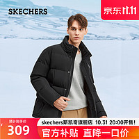 SKECHERS 斯凯奇 好价！SKECHERS 斯凯奇 男款户外加厚羽绒服 L423M176