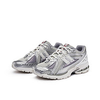 new balance 官方23新款男女鞋1906R系列网面运动鞋老爹鞋 银色/白色 M1906RCB 42