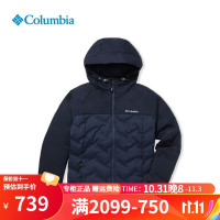 Columbia 哥伦比亚 户外女士650蓬防水热能保温一体式风帽羽绒服WR0228