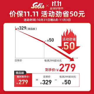 索利斯（Solis） 直发梳卷发器负离子不伤发家用电夹板美发护发梳子一梳就直 樱花粉