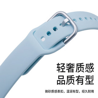 ESCASE 华为GT4手表表带 huawei Watch GT4硅胶41mm表带亲肤防汗运动手环不沾灰18mm口径星河蓝