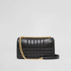 burberry博柏利女包lola绗缝羔羊皮小号萝纳包80595091