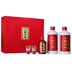 小糊涂仙 福禄双喜+典藏 52%vol 浓香型白酒 485ml*2瓶+100ml 礼盒装