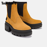 Timberland 官方女鞋23秋冬新款切尔西靴厚底高跟增高|A5YF4