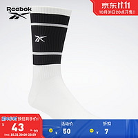 Reebok 锐步 官方22春季新款男女HC1906中长筒袜子 HC1906 M