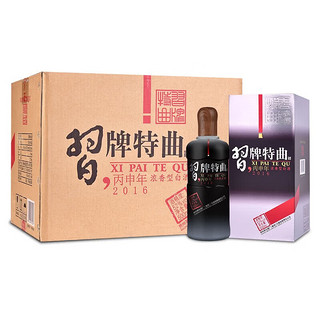 XIJIU 习酒 52度 习牌特曲丙申年纪念版 500ml（6瓶装）浓香型 高度 白酒