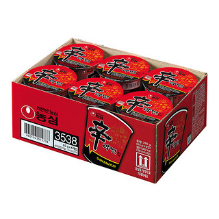 NONGSHIM 农心 辛拉面 香菇牛肉面 65g*6杯