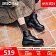 SKECHERS 斯凯奇 女士时尚休闲靴柔软舒适保暖167557 全黑色/BBK 38.00