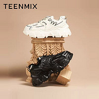 TEENMIX 天美意 冬新款商场同款厚底机械老爹鞋女休闲鞋BE871D