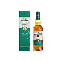 格兰威特 glenlivet格兰威特12年陈酿单一麦芽苏格兰威士忌700ml洋酒礼盒