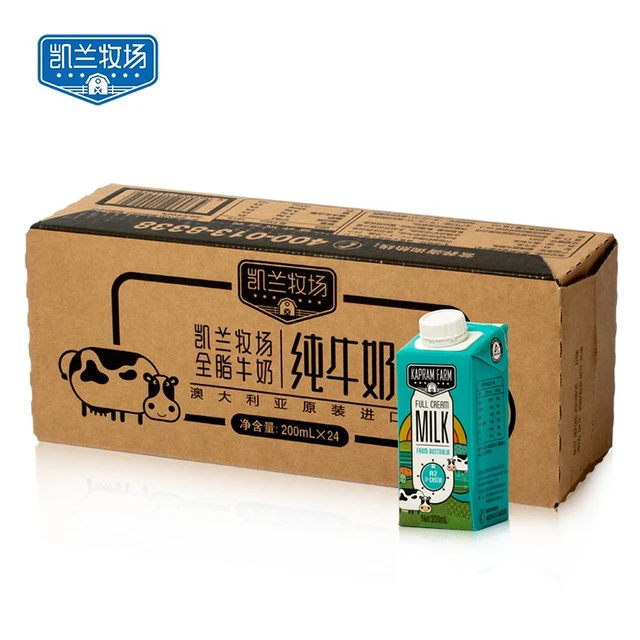  Kapram farm/凯兰牧场 A2β-酪蛋白 全脂牛奶  箱装 200mL 24盒