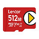 Lexar 雷克沙 PLAY系列 Micro-SD存储卡 512GB