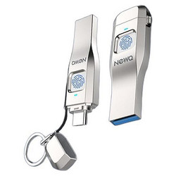 NEWQ NewQ D2 USB 3.0 U盘 银色 32GB Type-C/USB-A